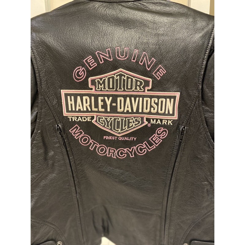 哈雷Harley-Davidson刺繡款女用皮衣🏍️
