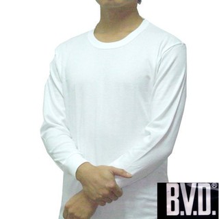 【BVD】時尚型男純棉圓領長袖衛生衣~4件組