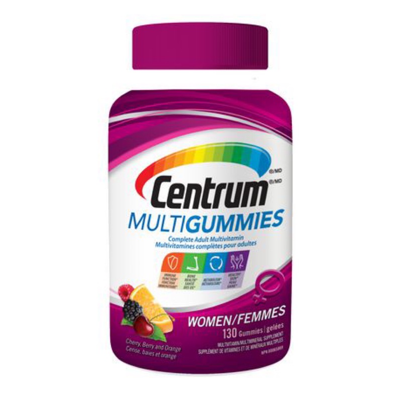 Centrum Multigummies女性多種維生素與鈣 軟糖