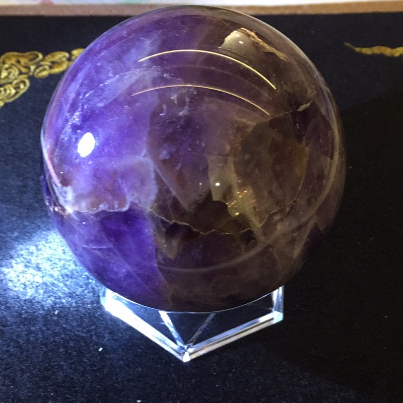 虎牙紫水晶🔮球（紫度很深，特價出清）