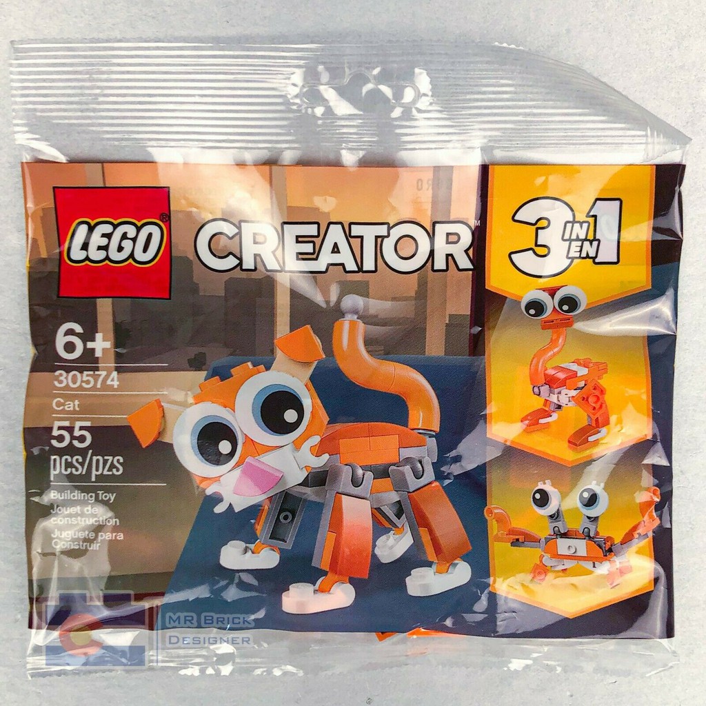 [LEGO 30574] LEGO樂高30574三合一百變貓咪(小貓、螃蟹、鳥)