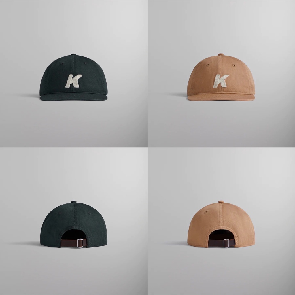 Hills 台北實體門市 Kith Washed Twill Dad Cap 英文大寫k 帽子老帽六片帽現貨 蝦皮購物