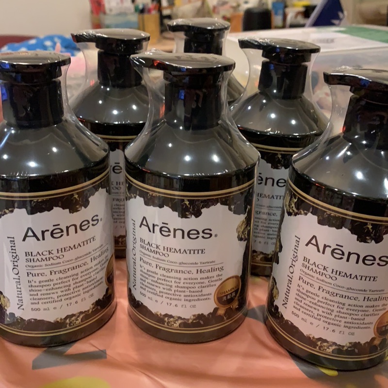 Arenes 黑曜能量洗髮露 雪松木質調 500ml/瓶