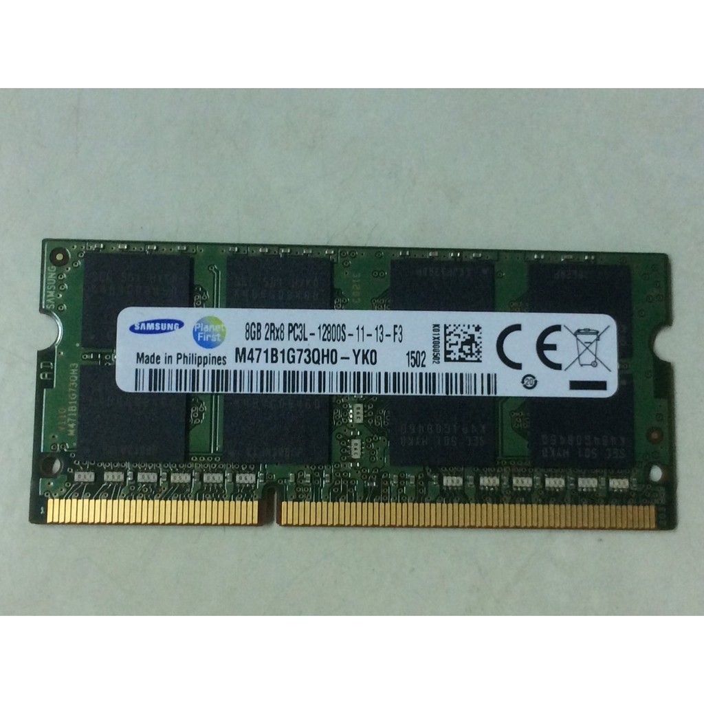 三星 8GB DDR3L-1600 PC3-12800筆記型電腦記憶體相容ASUS ACER HP MSI