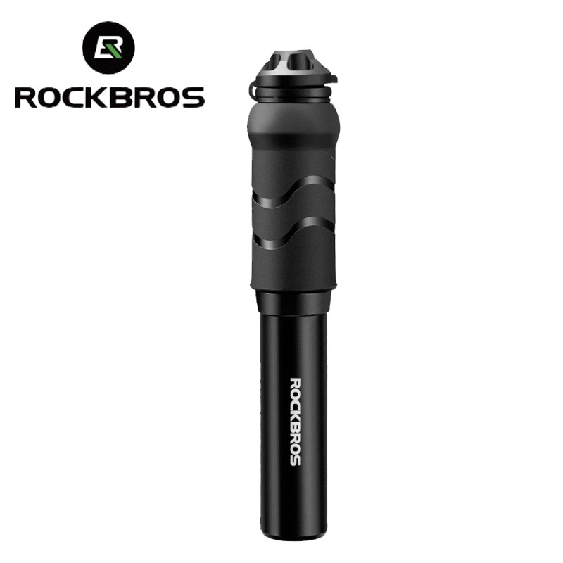 Rockbros 自行車迷你打氣筒 Presta Schrader 雙鋁合金球充氣機腳踏車