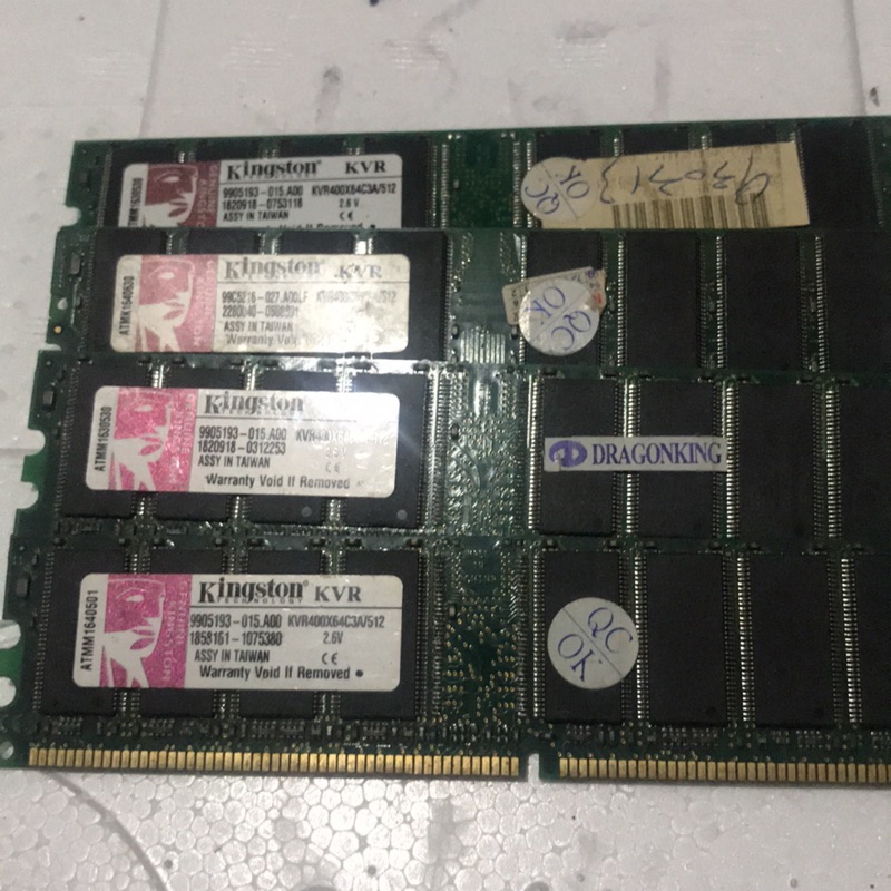 金士頓 DDR-400 512M