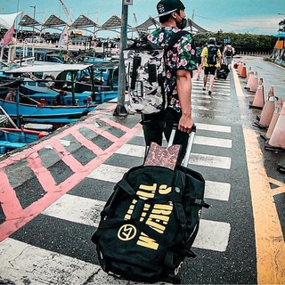 日本Stream Trail 防水包WP Trolley Duffle系列S0hinano 95L拉桿拖輪防水行李箱2代