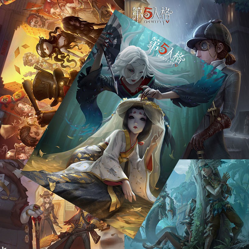 第五人格海報新款高清動漫超大游戲海報動漫周邊宿舍墻貼壁紙卡貼 3月12日發完 蝦皮購物