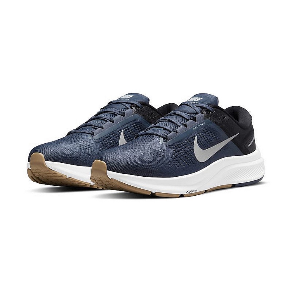 NIKE 耐吉2108男 慢跑鞋NIKE AIR ZOOM STRUCTURE 24 深藍 DA8535400