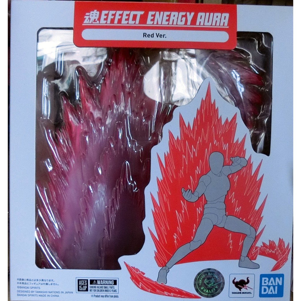 現貨代理 萬代 魂EFFECT 氣場光芒特效 ENERGY AURA Red Ver 能量光環紅色