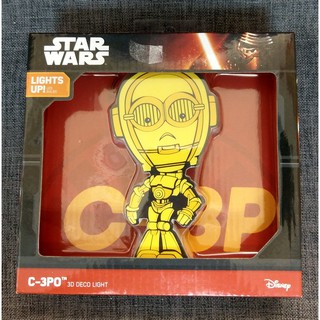 [戰神的店] 迪士尼 星際大戰 STAR WARS C-3PO 裝飾燈 3D DECO LIGHT