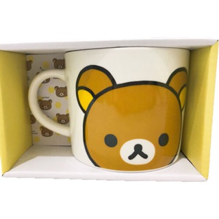 正版授權 RILAKKUMA 拉拉熊 大頭款 胖胖馬克杯 咖啡杯 馬克杯 單耳杯 陶瓷杯 玻璃杯 骨瓷杯 水杯 杯子