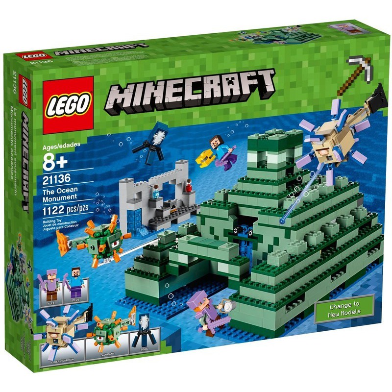 樂高先生 Lego 樂高minecraft 創世神系列 海底遺跡全新未拆下標前請先詢問 蝦皮購物