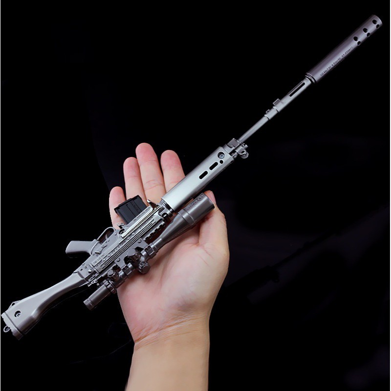 [熊拍賣]『PUBG 自動填裝步槍SLR 超大版』長35.5公分 鑰匙扣絕地求生新刀劍武器模型
