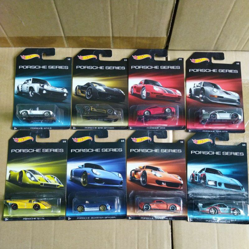 風火輪 保時捷跑車系列 HOT WHEELS PORSCHE SERIES SET