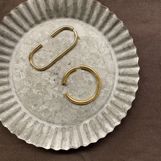 Maria Black ｜ 耳環 Disrupted 40 Hoop Earring、Oval Earring