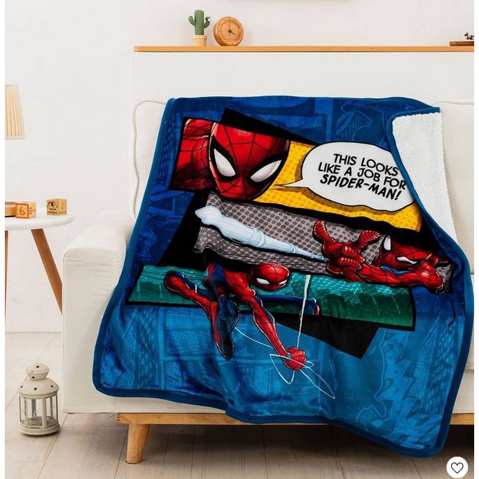 預購👍正版空運👍 美國專櫃 蜘蛛人 毛毯 棉被 兒童棉被 毯子 小美人魚 灰姑娘 Spider-Man