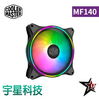 Cooler Master 酷媽 MASTERFAN MF140 HALO 黑色 PWM 機殼風扇