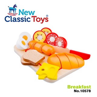 荷蘭New Classic Toys 輕食早餐切切樂10件組 10578 切切樂 家家酒 木製玩具 廚房玩具 食物切切樂