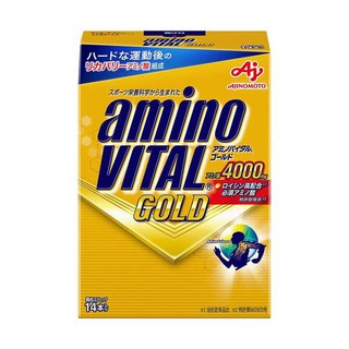 【樂活式單車館】Amino Vital Gold 黃金級胺基酸粉未 BCAA 14包/4.7克盒裝 日本進口 !優惠中!