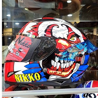 【星骑士】Nikko N-802S II #6 黑红 安全帽 N802S 二代 厄夢馬戲團 笑魘G 內墨鏡 全罩式安全帽