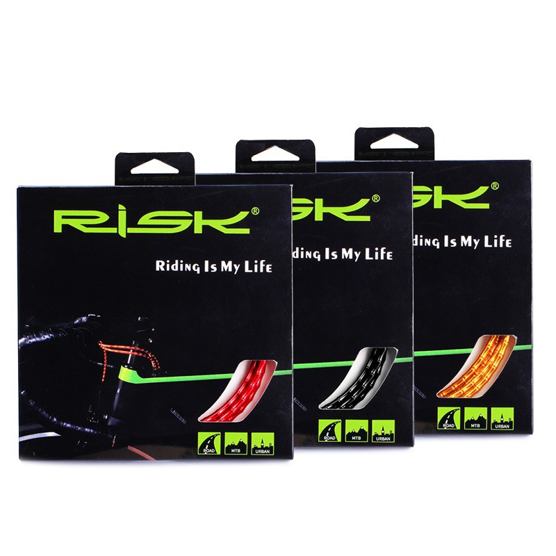 RISK自行車鋁合金套裝竹節線管（公路車、登山車、竹節管補充套件 500mm）竹節式魚骨線管 變速剎車外管 煞車線管