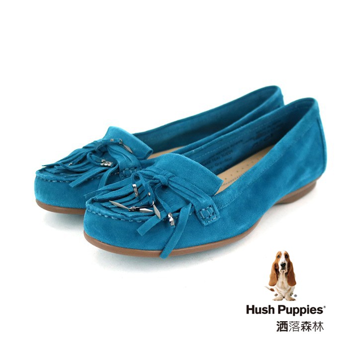 【Hush Puppies】女 / Naveen Robyn 莫卡辛休閒鞋-173-1141-土耳藍