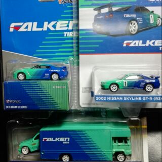C.M.F ★Greenlight X Tarmac HOTWHEELS FALKEN 190E R34 R35