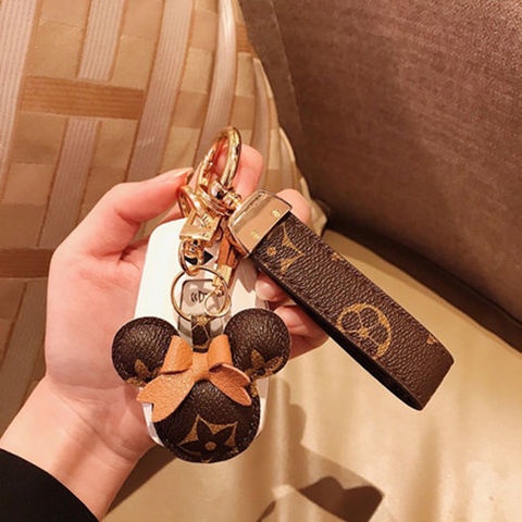 米奇鑰匙套鑰匙圈迪士尼鑰匙包鑰匙套代購 造型 卡通 汽車鑰匙套老花車鑰匙掛件鑰匙扣女可愛女士汽車寶馬賓士保時捷奧迪車用