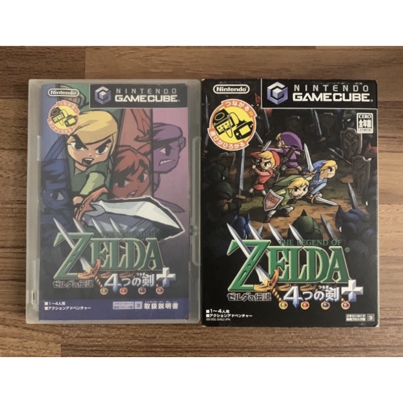 Ngc 薩爾達傳說四人之劍正版遊戲片原版光碟gc Gamecube 任天堂日版wii適用 蝦皮購物