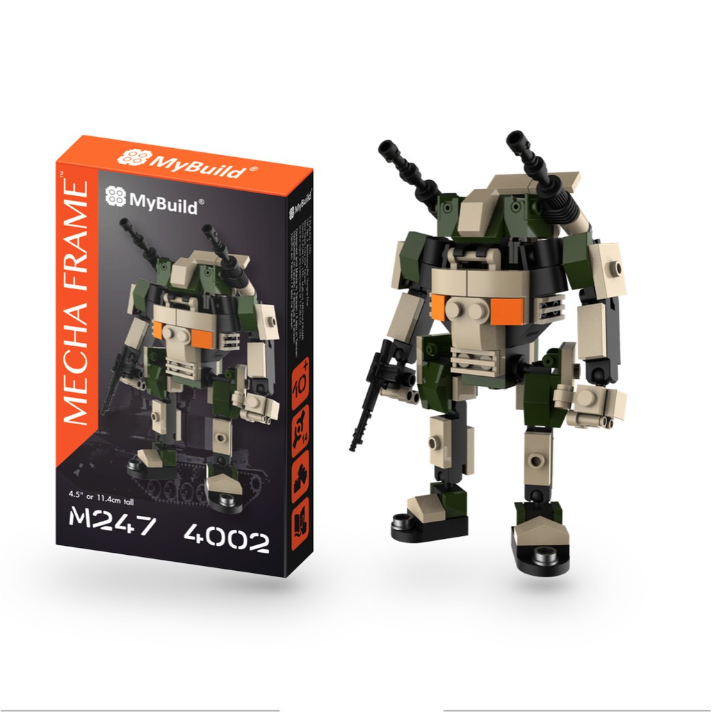 玩得購【MyBuild 積木】防衛軍系列-M247 防空機甲 4002