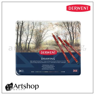 【Artshop美術用品】英國 Derwent 德爾文 Soft Drawing 炭精色鉛筆 (24色) 0700672