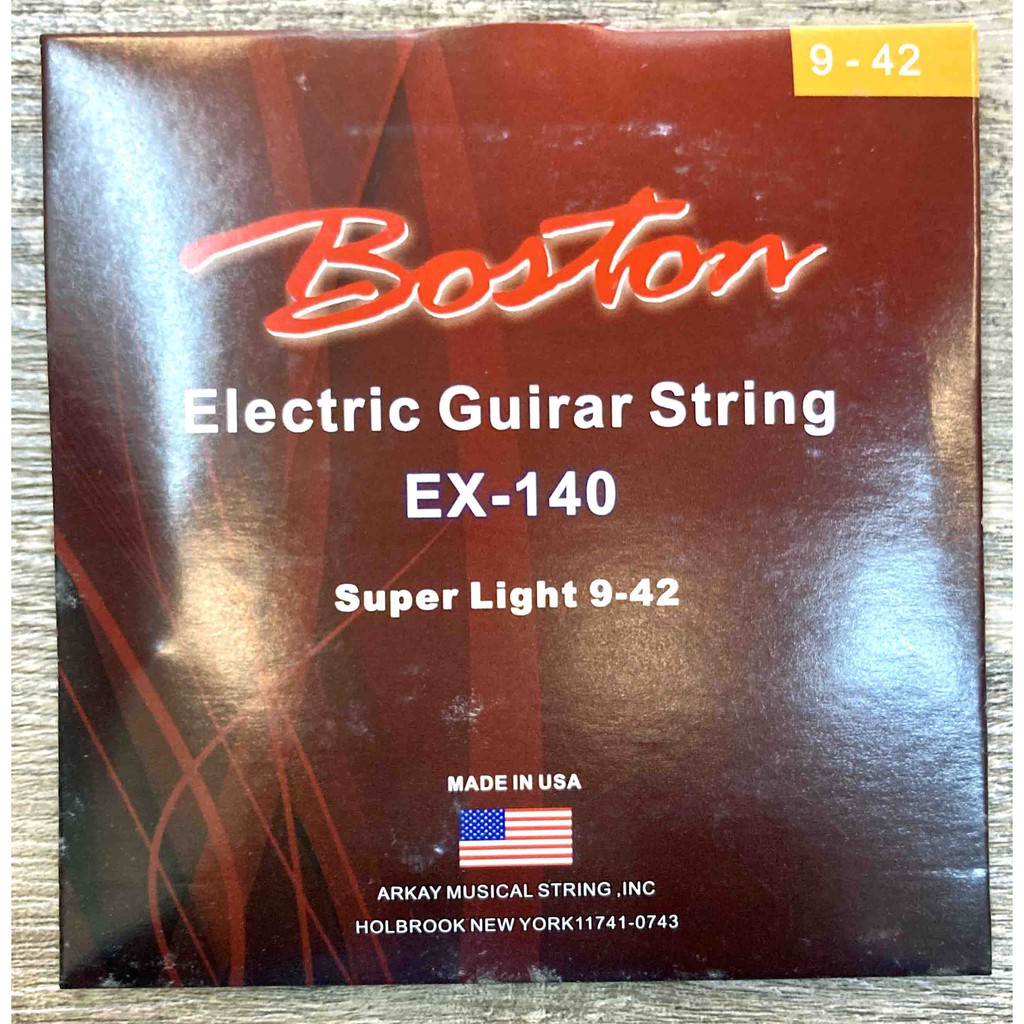 [藝響樂器] Boston EX-140 Nickel Round 鎳纏繞/(09-42)/電吉他弦/美國製