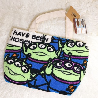 現貨#迪士尼 三眼怪 彈簧狗 蛋頭刺繡帆布 保溫保冷 雙層手提帶 帆布袋 玩具總動員
