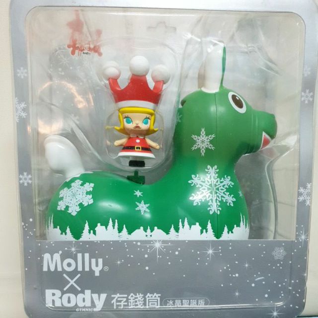 全家Molly X Rody 存錢筒 冰晶聖誕版