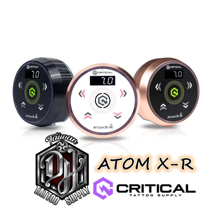 DH專業紋身器材:Critical 庫力帝克 ATOM XR 最新款數位式原子電源器，簡單操作.不挑機種.高穩定電壓器