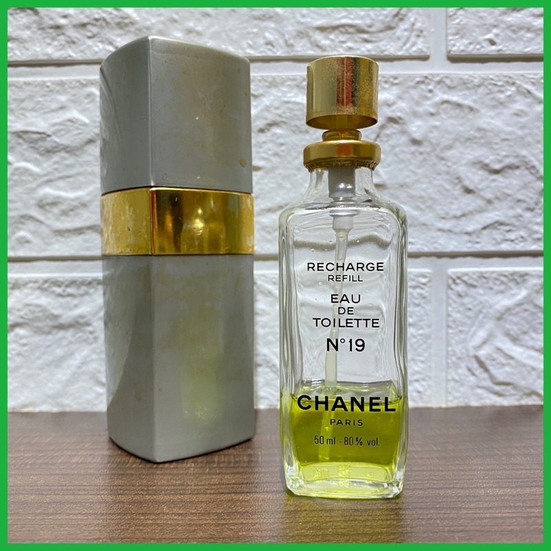 《零碼》古董香水 CHANEL 香奈兒 N19(N°19)女性淡香水 原50ml / 剩約20ml