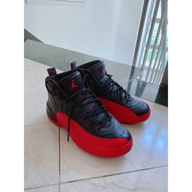 【正牌 NIKE 耐吉】籃球鞋 Air Jordan 12 Retro 女鞋 經典款 喬丹12代 黑紅