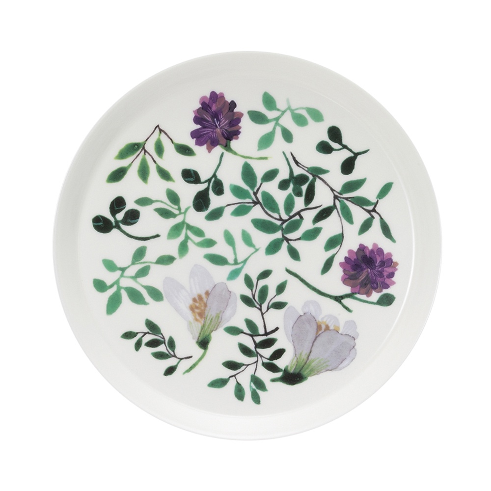 【NARUMI鳴海骨瓷】Anna Emilia 奶奶的花束骨瓷餐具(設計師聯名)19cm平盤