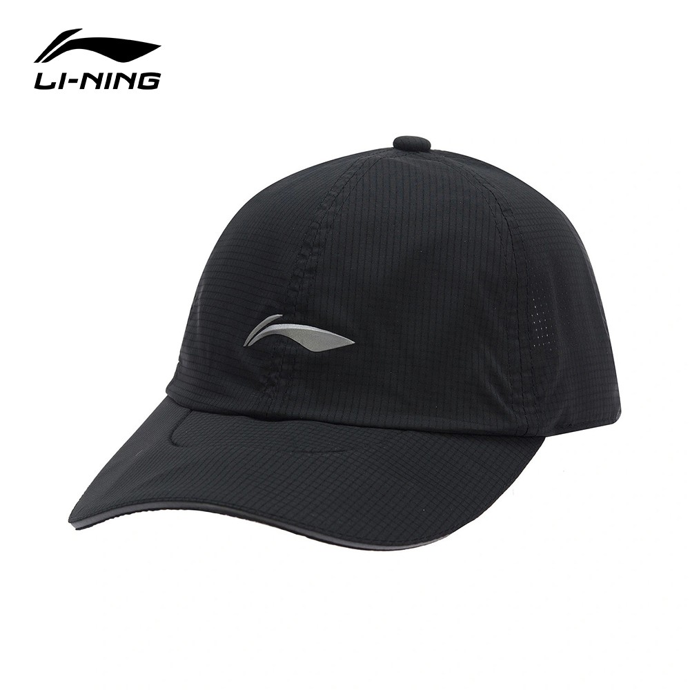 LI-NING 李寧 跑步系列反光棒球帽 黑色 AMYR108-1