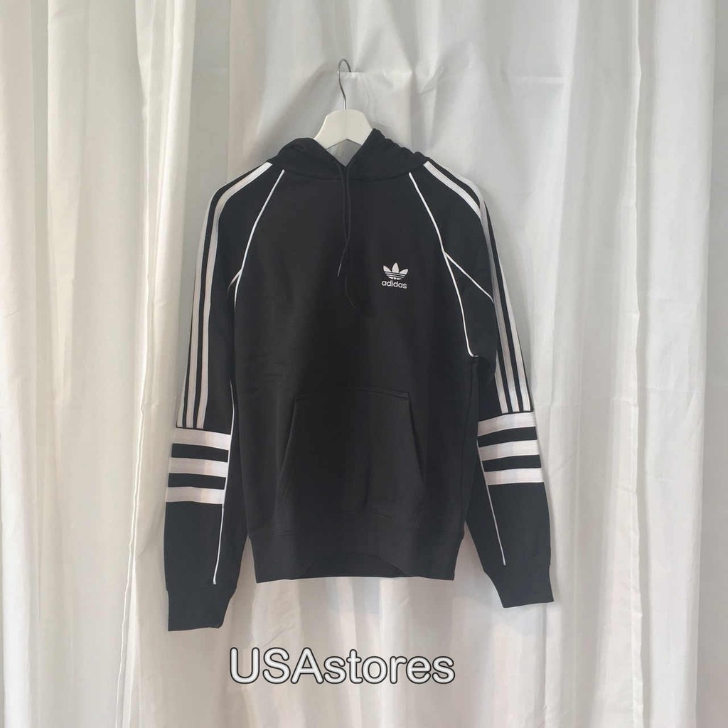 adidas originals authentic hoody in black dh3851