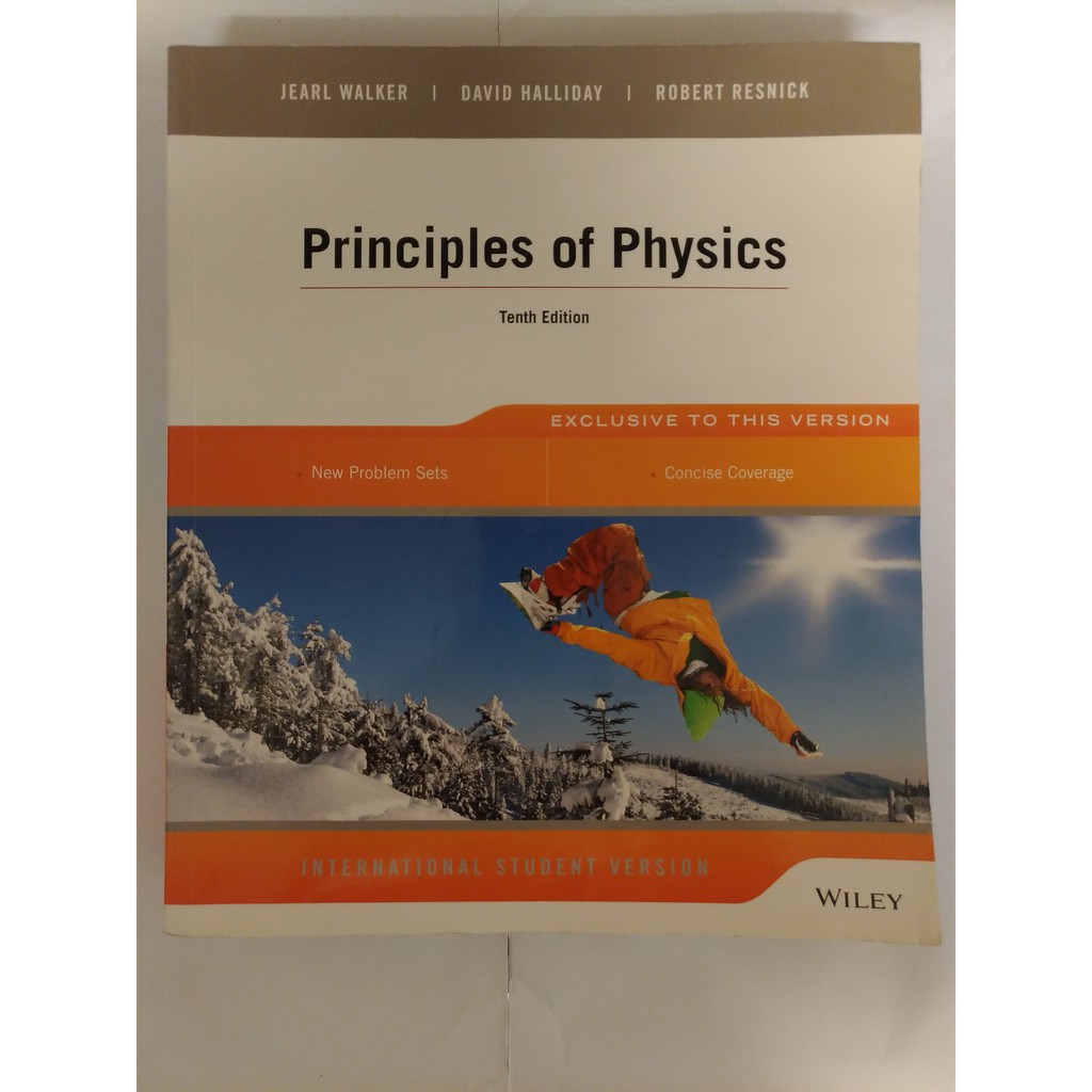 #14普通物理Principles of Physics,10th,Halliday,9781118230749