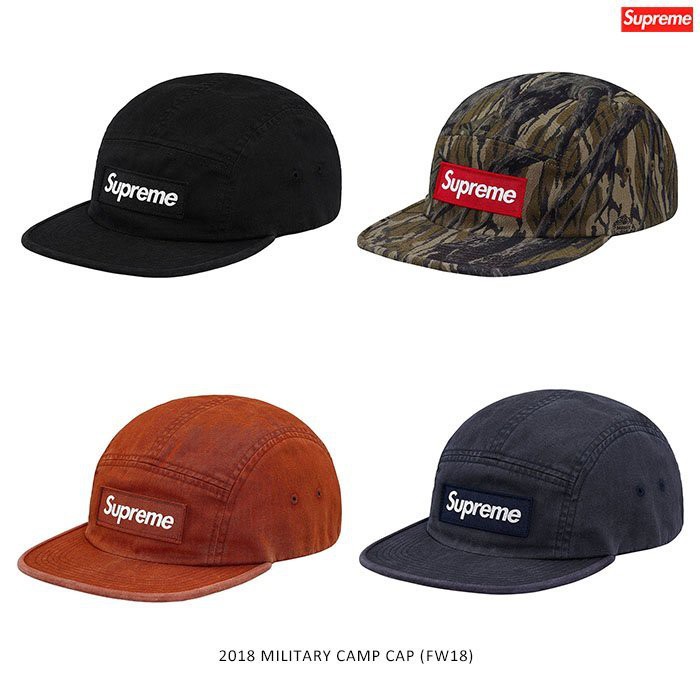 Supreme Military Camp Cap (FW19) Olive