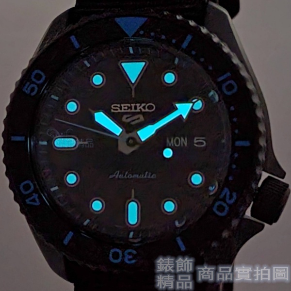 SEIKO 精工SRPD81K1手錶藍時標水鬼夜光手自動上鍊機械錶黑色帆布男錶【澄緻精品】 | 蝦皮購物