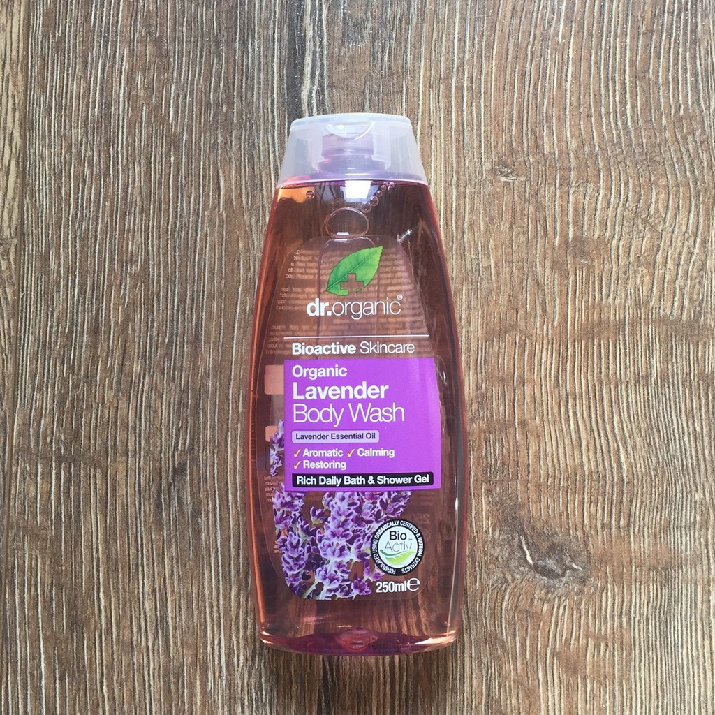 英國製 Dr. Organic Lavender Body Wash 薰衣草沐浴精 有機新品