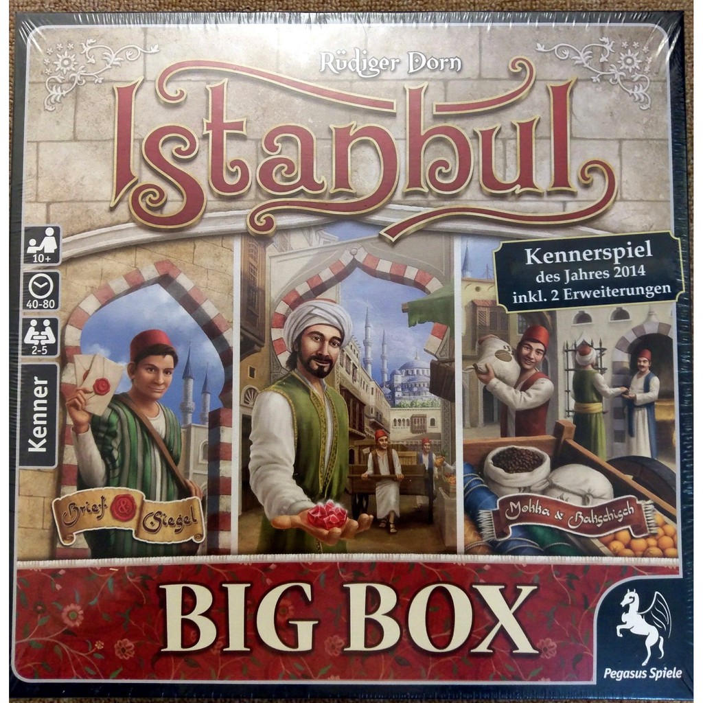 【點子兔】桌遊 伊斯坦堡 大盒版 Istanbul - Big Box 主遊戲+二大擴充 英德雙語版