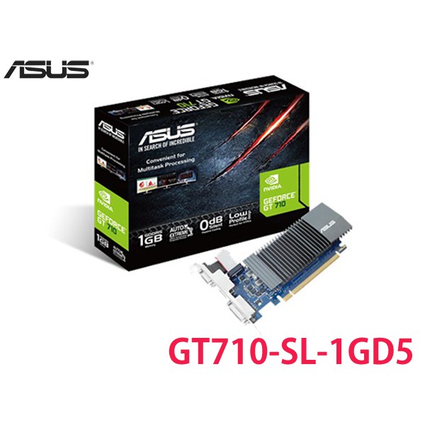 附發票 華碩 GT710 SL 1GD5 顯示卡 GT 710 1G DDR5 PCI-E