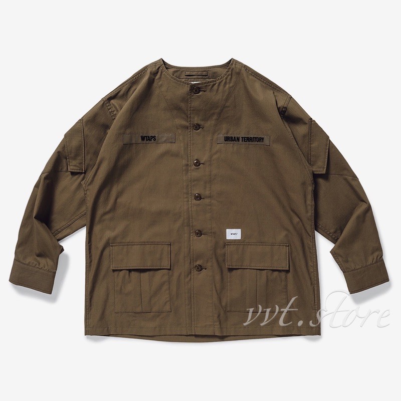 WTAPS 21SS SCOUT / LS / COTTON. RIPSTOP 長袖襯衫 外套