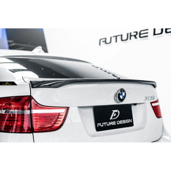 【Future_Design】BMW E71 X6 全車系適用 新款 MP 卡夢 尾翼  35i 50i X6M