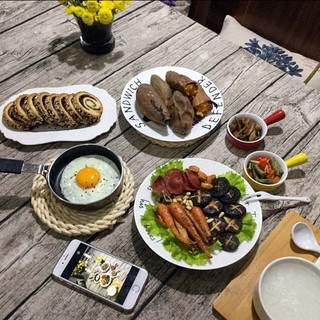 創意仿木紋桌布 棉麻 90*145 cm 現貨